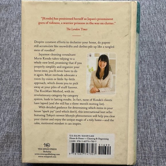 “The Life-Changing Magic of Tidying Up” by Marie Kondo - Hardback book - Picture 2 of 3